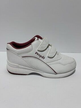 Propet Women’s Tour Walker Strap Sneakers White, Size 6 4E(XX)
